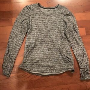 Lululemon grey long sleeve size 12